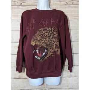 Women’s Def Leppard Sweatshirt, Size Small